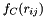 $f_C(r_{ij})$